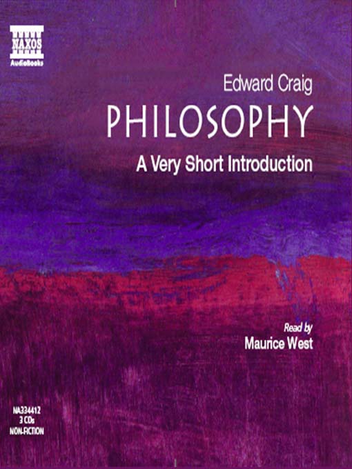 Title details for Philosophy by Edward Craig - Wait list